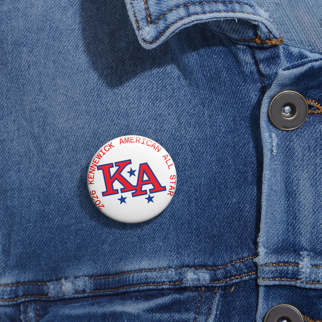 Kennelwick American All Star Pin Button — Custom 1.25" Team Logo Button