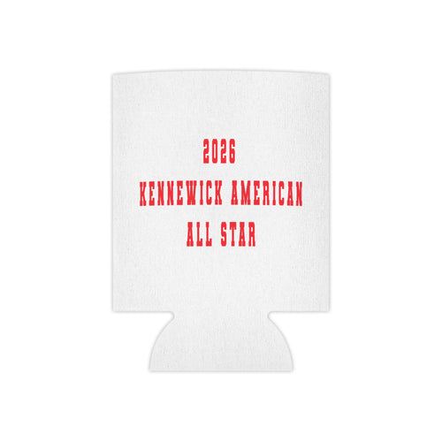 Can Cooler - Kennewick American All Star 2026 K A Logo Can Cooler