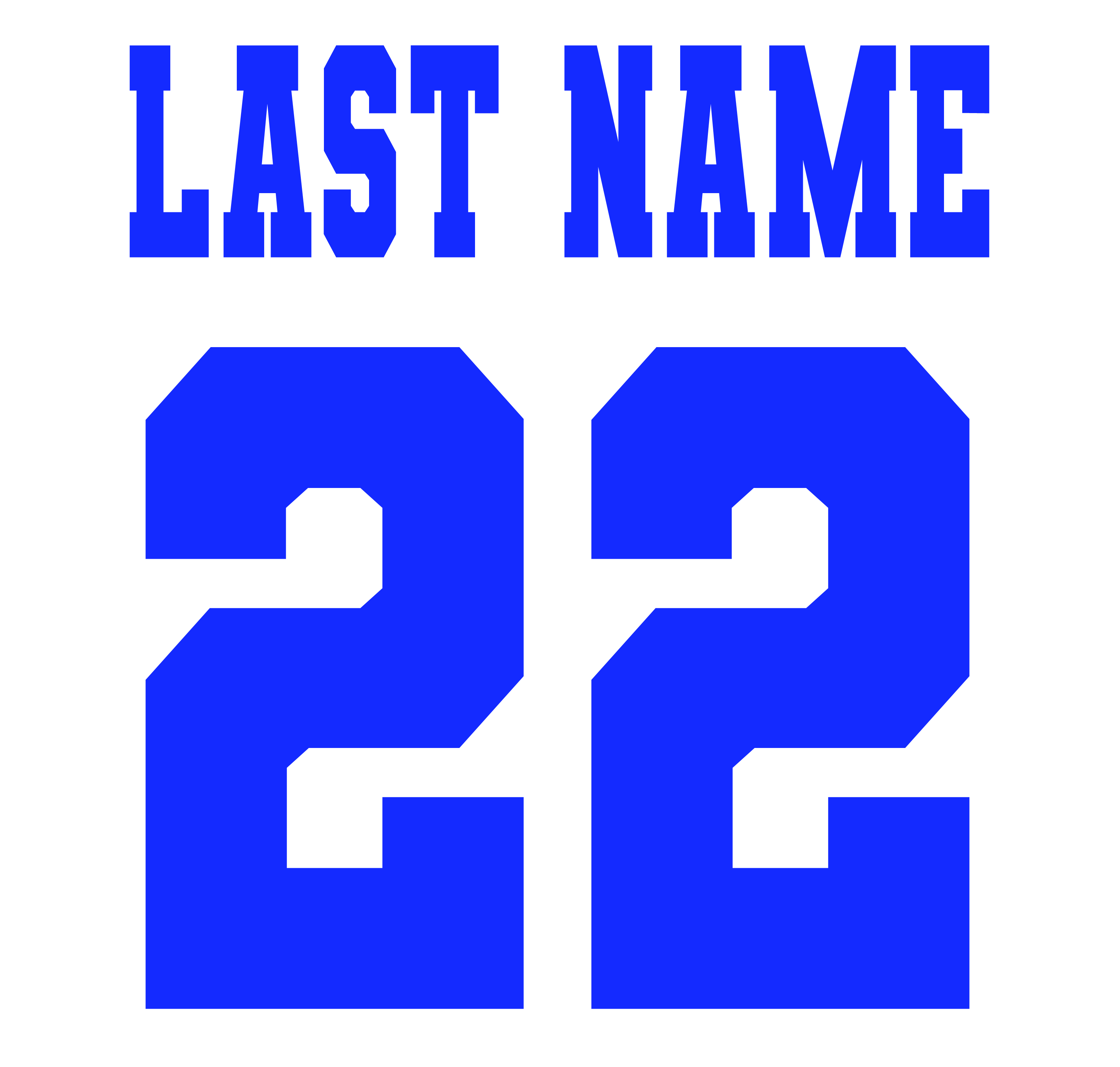 Add Name and Number to your gear